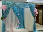 Simple Drape Decoration For Baby Shower