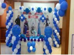 Blue And White Balloon Decoration