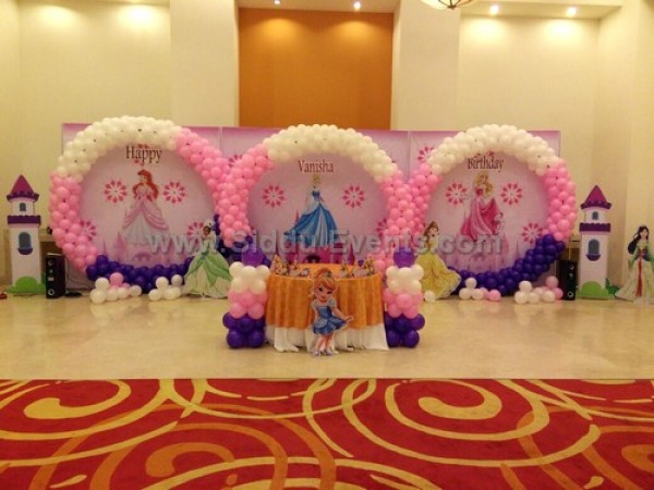 Princess 3 Circle Theme Decoration