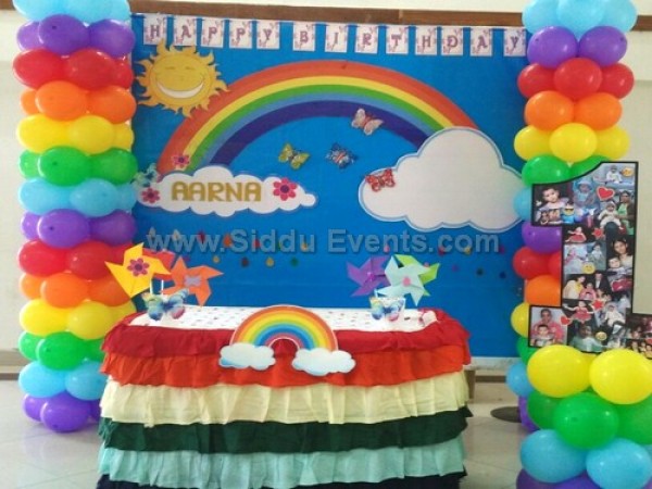 Flex Rainbow Theme Decoration