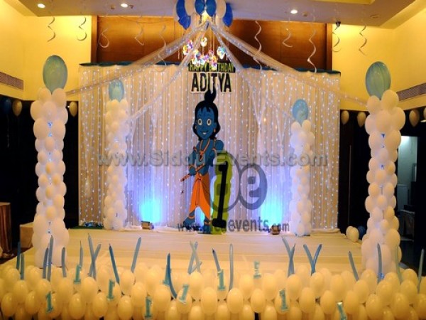 Unique Krishna Theme Decoration