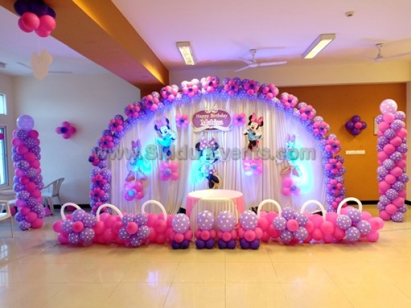 Minnie Mouse Polka Balloon Arch Decoration