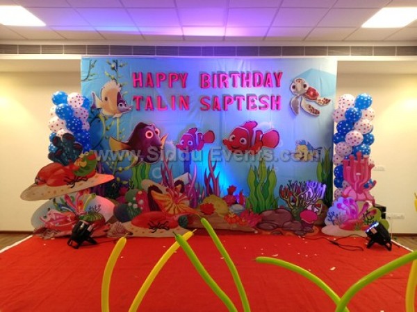 Underwater Theme And Balloon Decoration