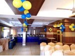 Blue And White Balloon Decoration