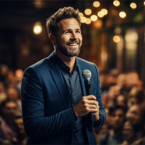 <font color="#f30997"> Professional Emcee </font> <br> Ensure your event is a hit with our experienced emcee leading the way, keeping the energy high and the audience engaged </br> Duration : 1 Hour </br>