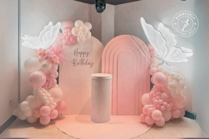 Soft PInk Boho Butterfly