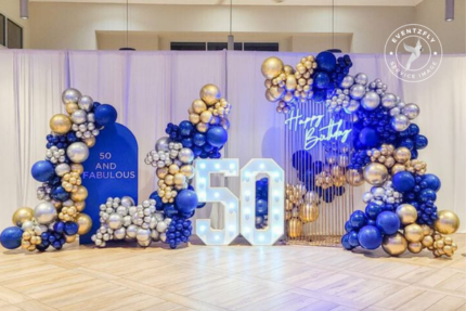 Rustic Blue Glam Bash