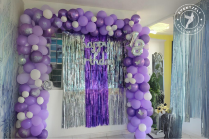 Lavender Gala Wall