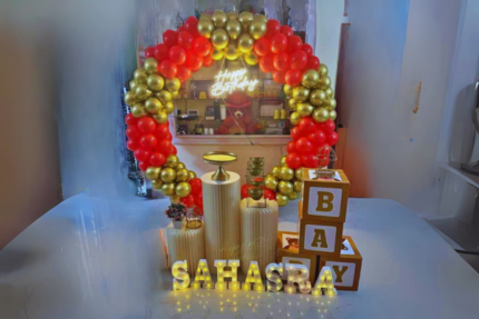 Hot & Gold Ring Decor