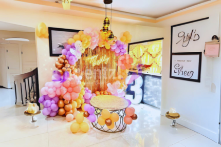 Shimmer Pastel Ring Decor