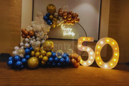 Royal Blue Ring Decor