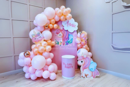 Pastel Pink Unicron Decor
