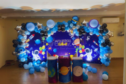 Planetary Space Theme Decor