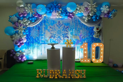 Snowflakes Frozen Theme Decor