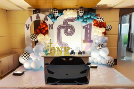 Speedway Car Race Track Theme Decor