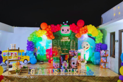 Rainbow colors Cocomelon Theme Decor