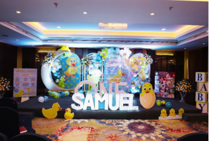Elegant Baby Duck Theme Decor