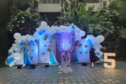 Elsa's Wonderland Theme Decor